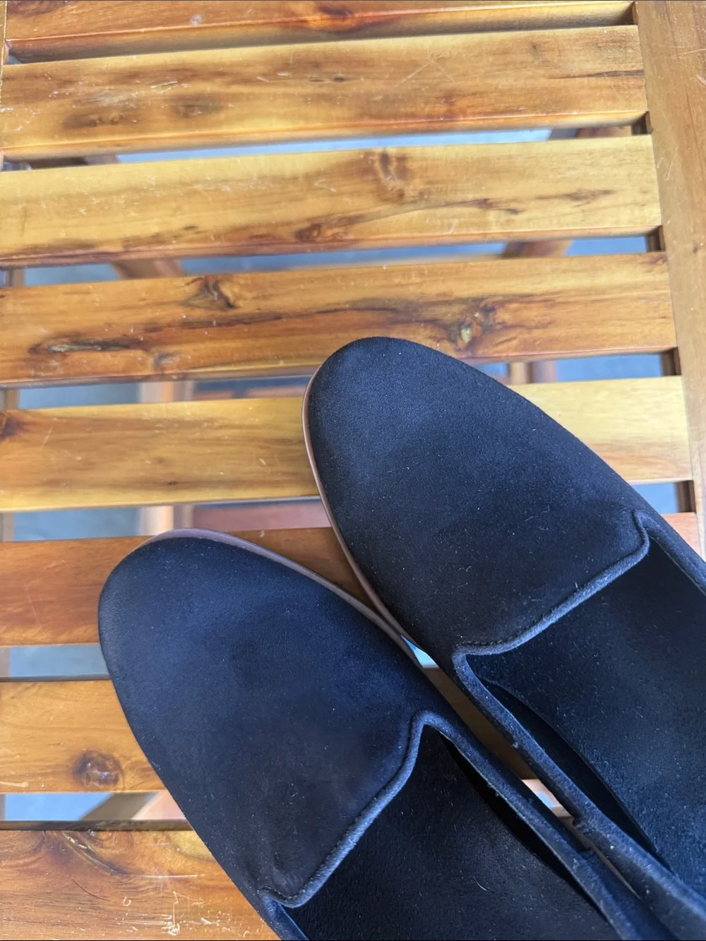 Vionic Willa Wedge, Black Suede Loafers for Women - Comfortable Slip-On